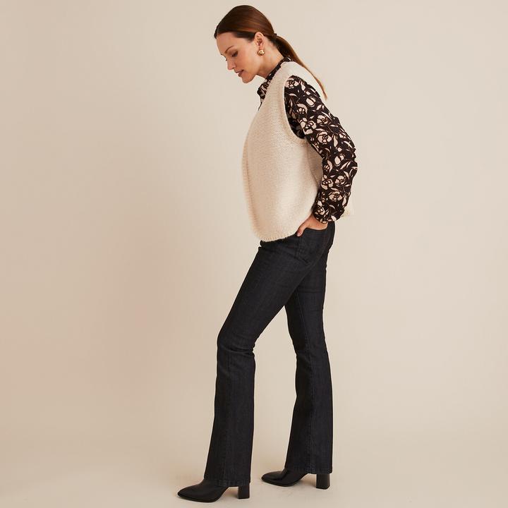 Immagine prodotto Anne Weyburn Gilet in maglia fine con scollo rotondo (34)