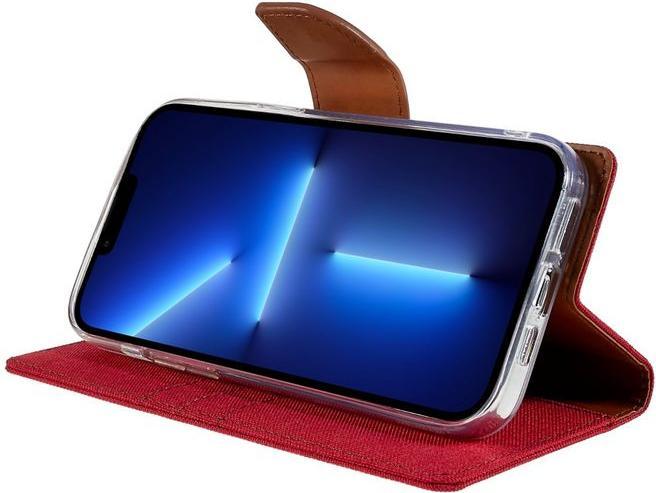 Actual product image Goospery Canvas Diary Series (Apple iPhone 14 Pro)