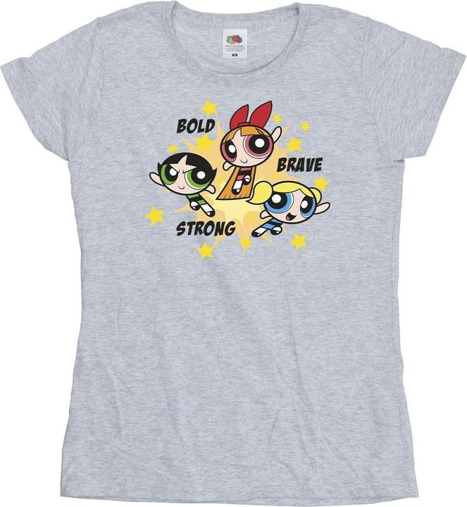 The Powerpuff Girls Girls Bold Brave Strong TShirt (XL)
