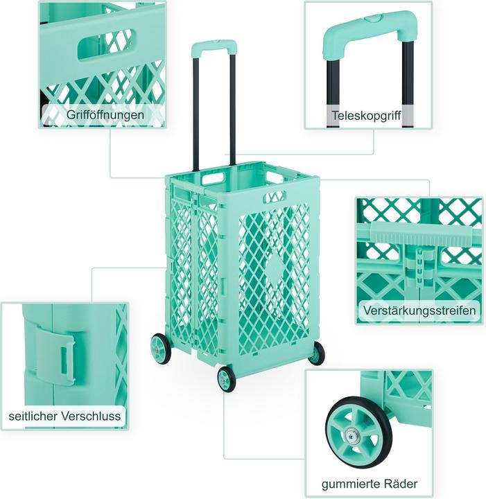 Actual product image Relaxdays shopping cart