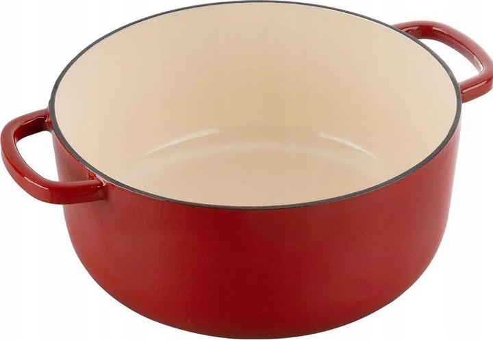 Image du produit Ballarini Cocotte BELLAMONTE 22 cm ronde 3,0 litres en fonte rouge (22 cm, Cocotte + faitout, Fonte)