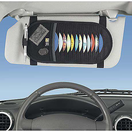 Actual product image Caselogic sun visor CD holder for 16 CDs