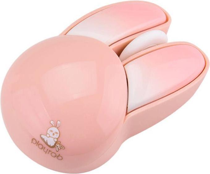 Productafbeelding Mofii Draadloze muis + Bluetooth Konijn M6DM Olieverf (Wit-Roze) (Draadloze)