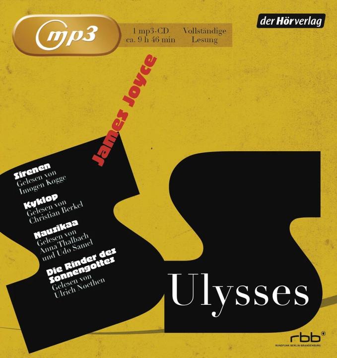 Produktbild Ulysses (Wolfram Koch, Ulrich Matthes, Axel Milberg, Joachim Schönfeld, Heikko Deutschmann, James Joyce, Deutsch)