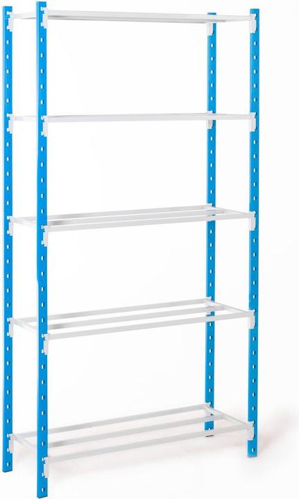 Actual product image Manorga Plug-in shelving, 5 mesh shelves, basic bay, load capacity 163 kg/shelf, WxDxH 1250x600x2000 mm