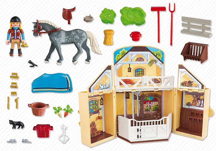 Produktbild Playmobil Aufklapp-SpielBox "Reitstall" (5418)