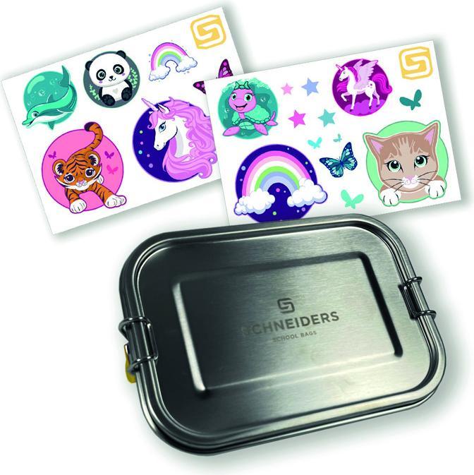 Produktbild Schneiders Brotbox Edelstahl Silver Girls