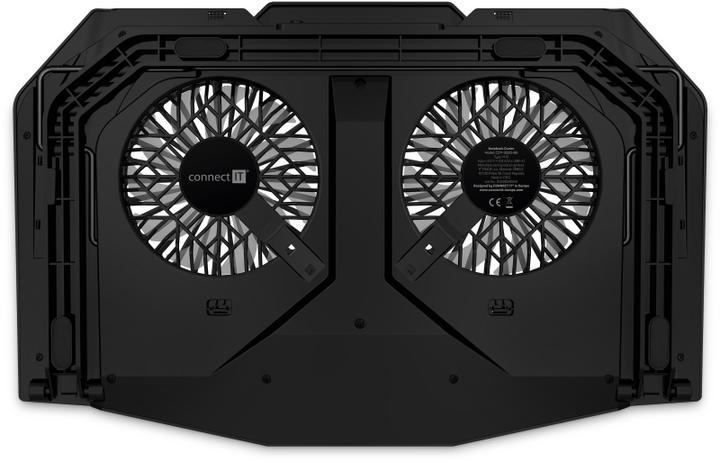 Immagine prodotto Connect IT NEO RGB podsvícení chladicí podložka pod notebook, ČERNÁ