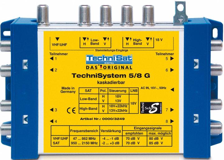 Actual product image TechniSat TechniSystem 5/8 G2 (Multi switch)