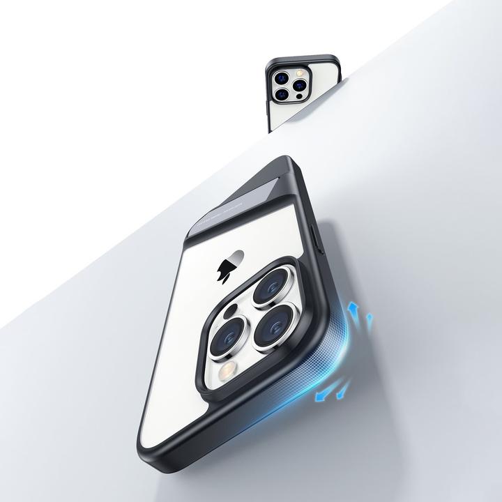 Actual product image Ugreen LP635 Kickstand Protective Case Hard Cover with Gel Frame and Built-in Stand for iPhone 14 Pr (Apple iPhone 14 Pro)