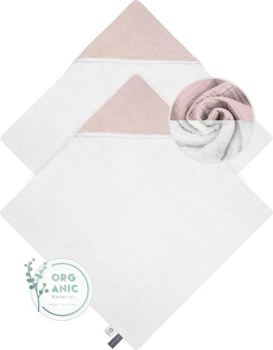 Produktbild Aspero 2x Baby Musselin Wickeltücher aus Bio-Baumwolle