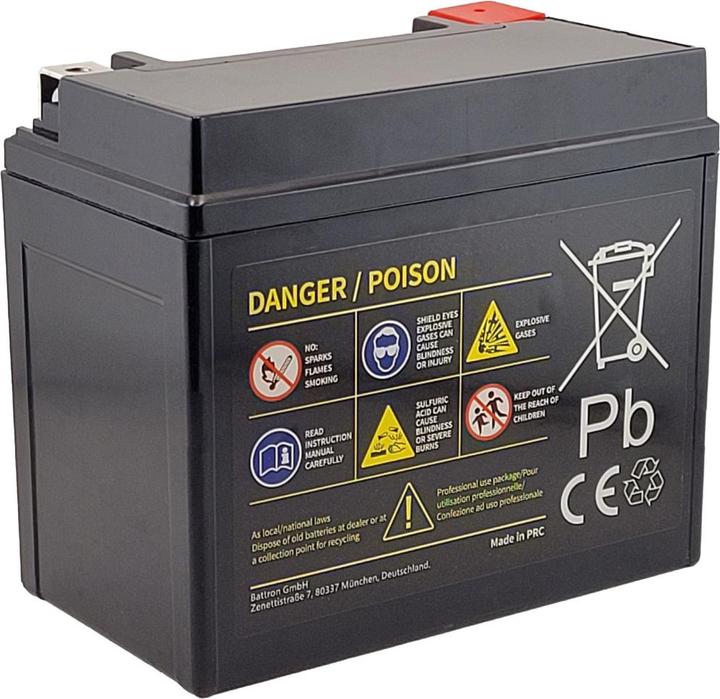 Immagine prodotto Acconic Sportivo AGM YTX12-BS batteria moto 12Ah 12V (DIN 51012) (12 V, 12 Ah)