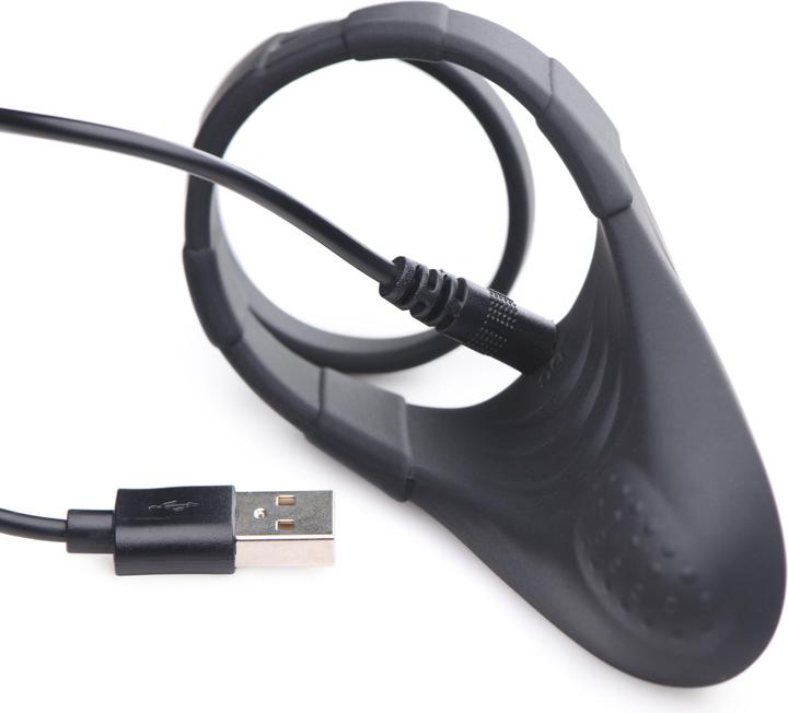 Image du produit Pipedream 10X Silicone Cock Ring + Vibrating Taint Stimulator (4 cm)