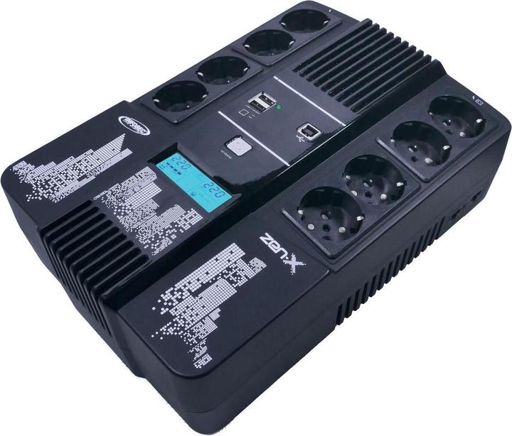 Immagine prodotto Infosec compatibile con ZEN-X100FR/SCHUKO (1 VA, 600 W, Interattivo linea UPS)