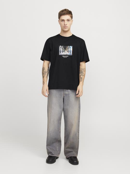 Produktbild Jack & Jones Jorvesterbro Picture Tee Ss Crew Neck Sn (M)