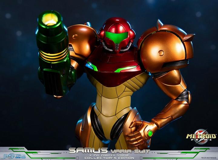 Actual product image First 4 Figures Metroid Prime PVC Statue Samus Varia Suit Collector's Edition 27 cm