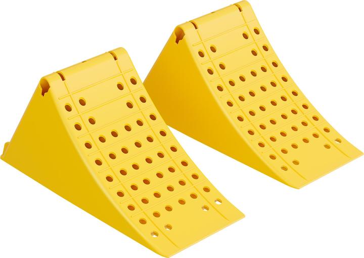 Produktbild Wiltec Unterlegkeile LKW 6,5t Bremskeil Anhänger Hemmschuhe Anhängerkeil