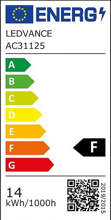 Energy Label Osram Superstar Classic A (E27, 13 W, 1521 lm, 1 x, F)