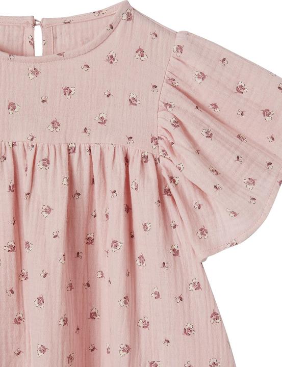 Produktbild Vertbaudet Mädchen Bluse mit Schmetterlingsärmeln, Bio-Baumwolle (146)