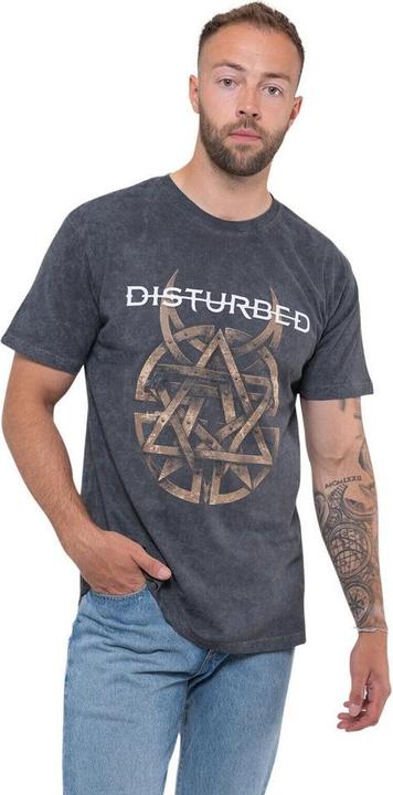 Immagine prodotto Disturbed Maglietta rivettata unisex per adulti (XL)