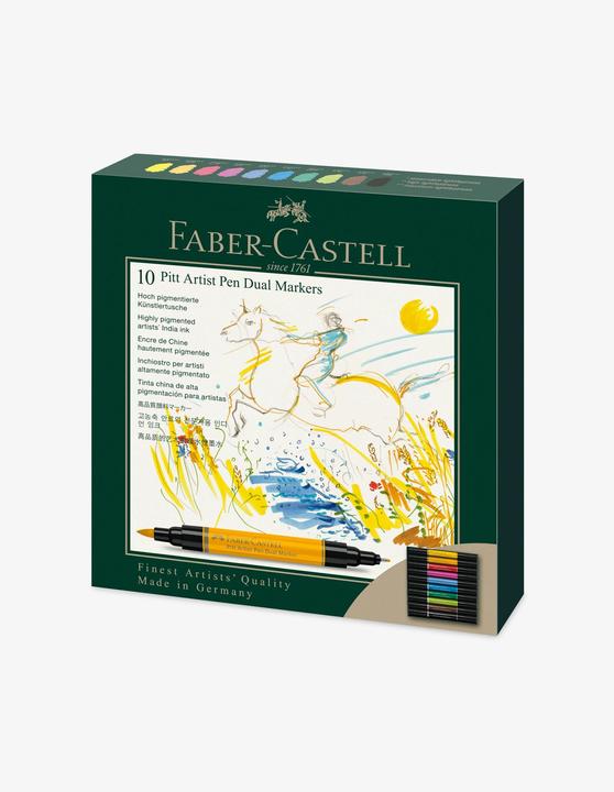 Image du produit Faber-Castell Crayon à encre de Chine (Multicolore, 10 x)