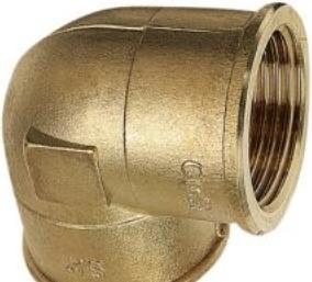 Actual product image Sanha PURAFIT vinkl.1.1/2 mf/mf.90° -.siliconbronze.Blyfri.