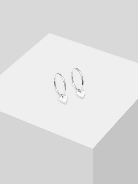 Actual product image Elli Creolen Herz Symbol Hänger (925 Silver)