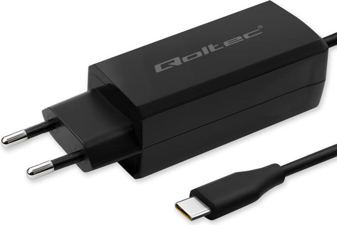 Produktbild Qoltec 52419 65 W GaN Super-Schnellladegerät | 5–20 V | 3–3 25 A | USB-C 3.1 (65 W)