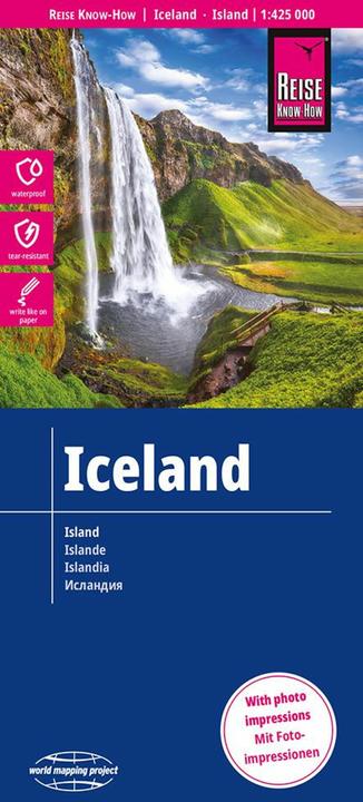Landkarte Island / Iceland (1:425.000)