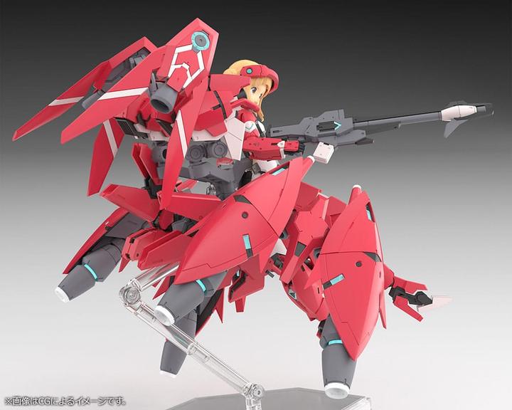 Actual product image Kotobukiya Alice Gear Aegis Expansion Megami Device Plastic Model Kit Nodoka Takahata Shimon 20 cm