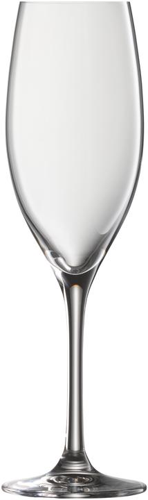 Actual product image WMF Easy Plus champagne glasses set of 6, 250ml, crystal glasses, dishwasher safe (25 cl, 6 Glasses, White wine glasses)