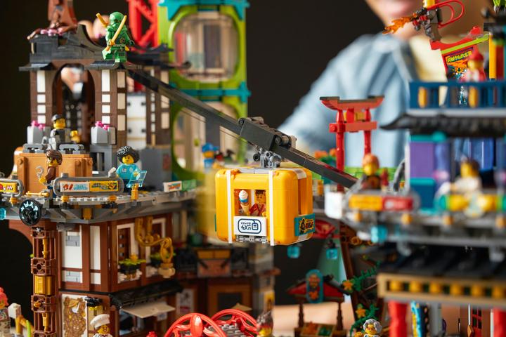 Produktbild LEGO Die Märkte von Ninjago City (71799, LEGO Ninjago, LEGO Seltene Sets)