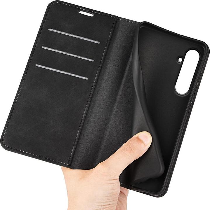 Immagine prodotto Cover-Discount Galaxy A55 - Custodia Stand Flip cover nera (Samsung Galaxy A55)