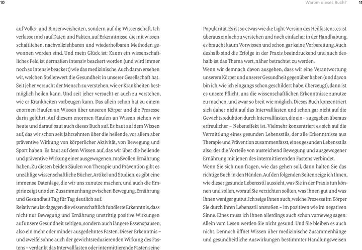 Nährwerte und Zutaten Die wichtigsten Fragen zum Intervallfasten (Deutsch, Christian Thuile, 2020)