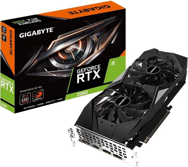 Gigabyte GeForce RTX 2060 12GB Windforce OC (12 Go)