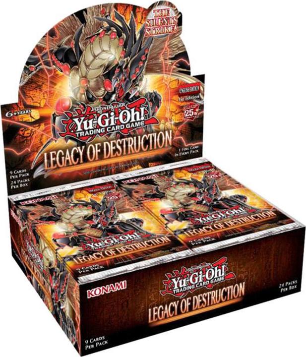 Immagine prodotto Yu-Gi-Oh ! TCG - Espositore di buste di espansione Legacy of Destruction (24 buste) (Inglese, Display del booster)