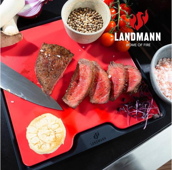 Actual product image Landmann Grillmatte mit Silikonmatte - 25 cm, Material: Kunststoff