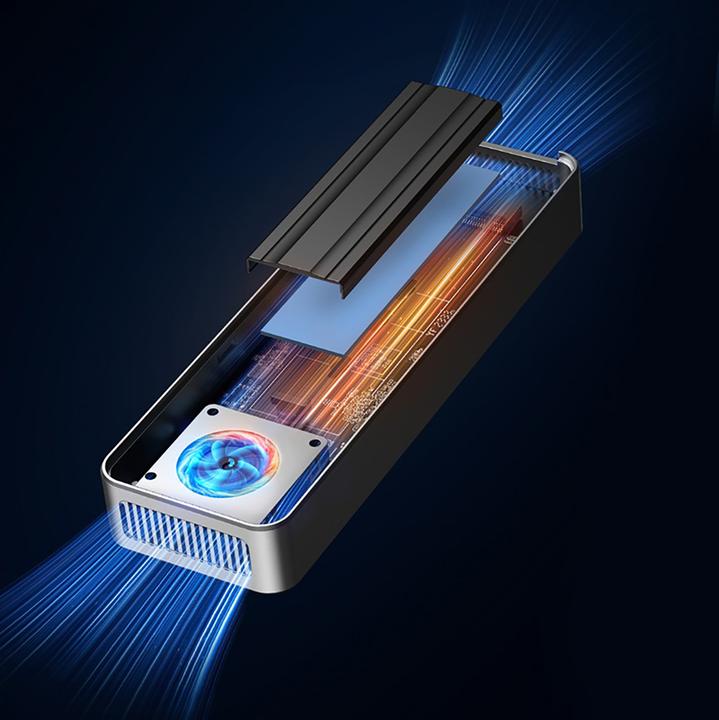 Productafbeelding Orico Other Computer Accessory OUM2-G20 M.2 NVME USB-C 3.2 20Gb/s Disk Drive - Silver (M.2)