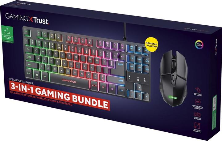 Produktbild Trust GXT794 3-in-1 Bundle black (DE, Kabelgebunden)
