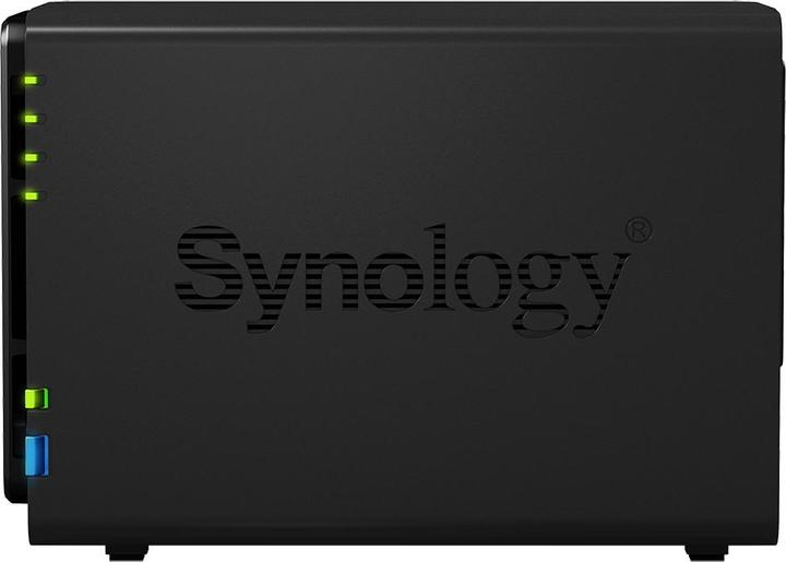 Actual product image Synology DS216 2-Bay NAS enclosure WD RED 8TB black