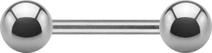 Star Piercing Barbell High Polished mit Kugel (ohne Messing, Chirurgenstahl 316L)