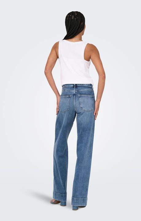 Actual product image Only ONLJUICY Hohe Taille Weiter Beinschnitt Jeans Jeans mit weitem Bein (W30/L32)