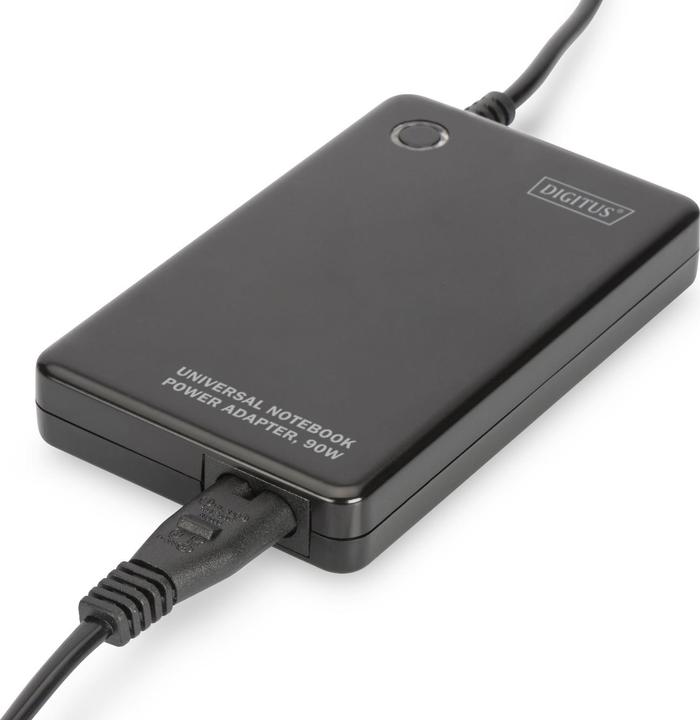 Digitus Notebook Netzteil Slim mit LED 90W out 15/16/18/18.5/19/19.5/20VoltDC Inkl.11 Stecker-Ada... (90 W)