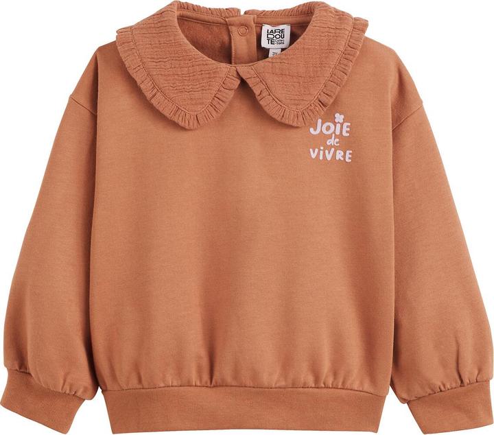 La Redoute Collections Sweatshirt mit Bubikragen