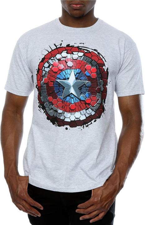 Immagine prodotto Captain America Civil War Hex Shield Maglietta Uomo (XXL)