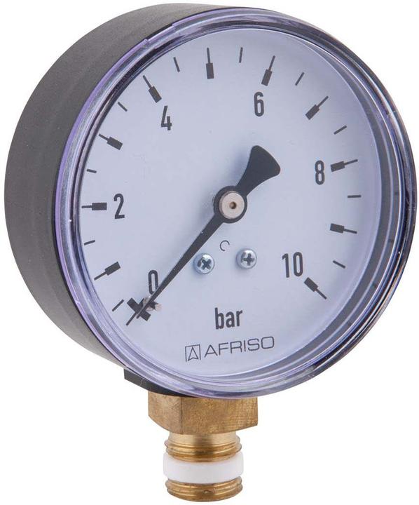 Image du produit Afriso Manomètre à tube manométrique RF 63 radial G 1/4 B, 4 bar, boîtier-d= 63mm