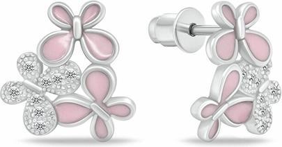 Immagine prodotto Brilio Argento - Orecchini d'argento con Peppa Pig EA1088W