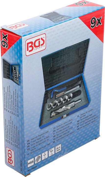Produktbild BGS Gewinde-Reparatursatz | M20 x 1,5 | 9-tlg.