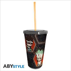 Image du produit ABYstyle Bicchiere con Cannuccia 470ml Dr Stone : SD Group