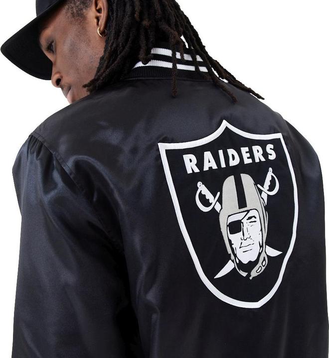 Actual product image New Era Varsity Satine Bomber Veste Las Vegas Raiders (S)